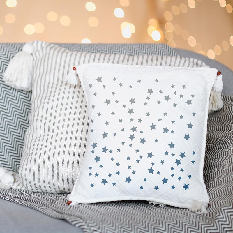 Keluna Star Stencils for Wall Decor - 16 Pcs Reusable Star Moon Zodiac Constellation Stencils for Wood, Canvas, Furniture - Image 5
